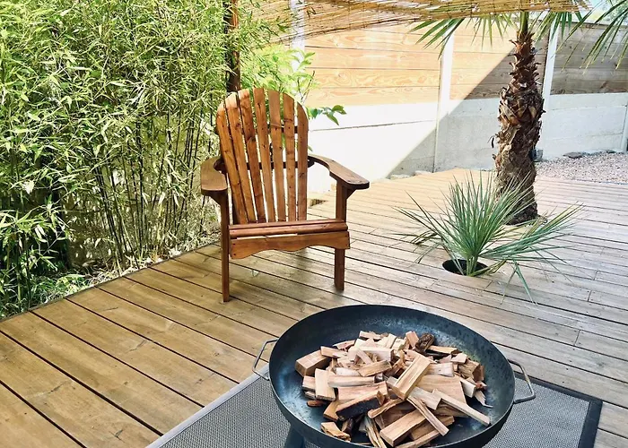 - 6 Pers. Terrasse Apartmán Lanton